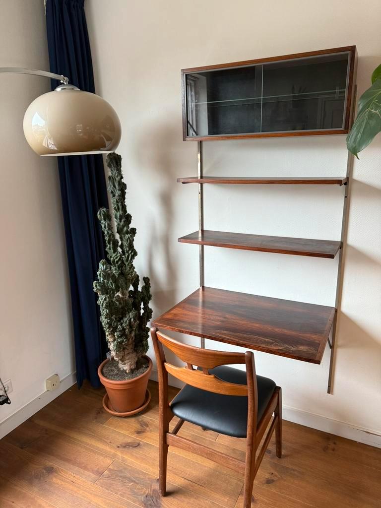 Pastoe Wandsysteem Met Bureau In Palissander 1960S image 6