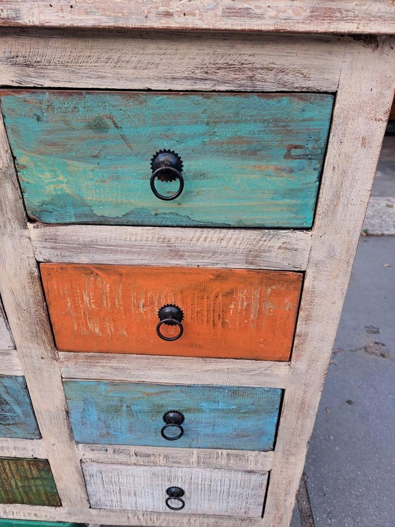 Hardhouten Ladekast Uit India 16 Lades image 7