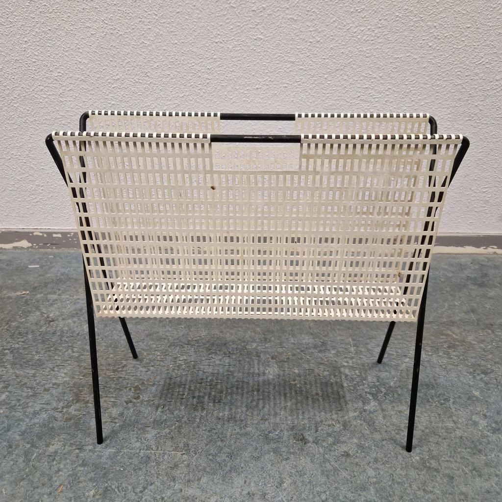 Vintage Lectuurrek Krantenbak Pikastro Stijl Fifties Design image 5