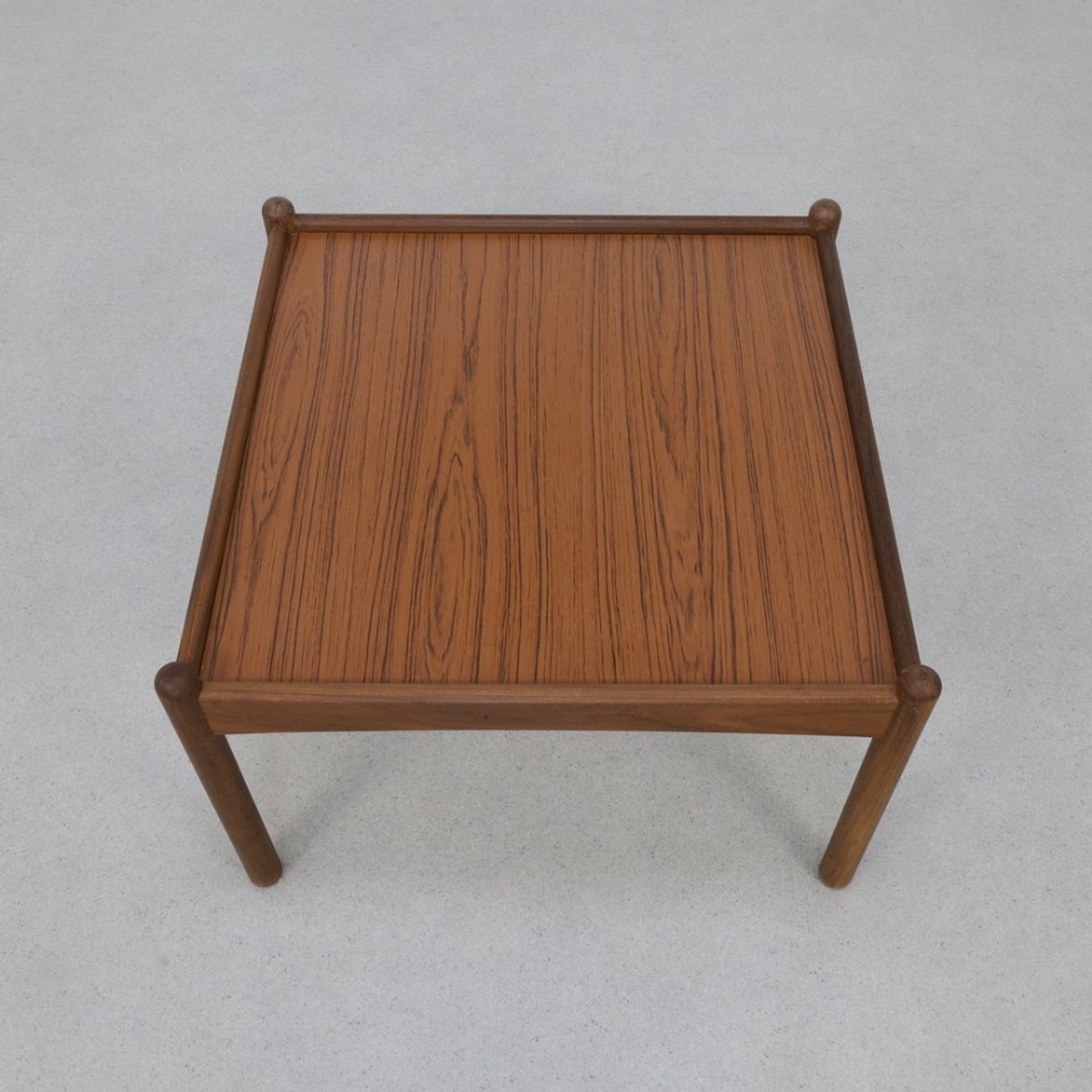 Vintage Salontafel Teak 1960 Omkeerbaar Blad image 5