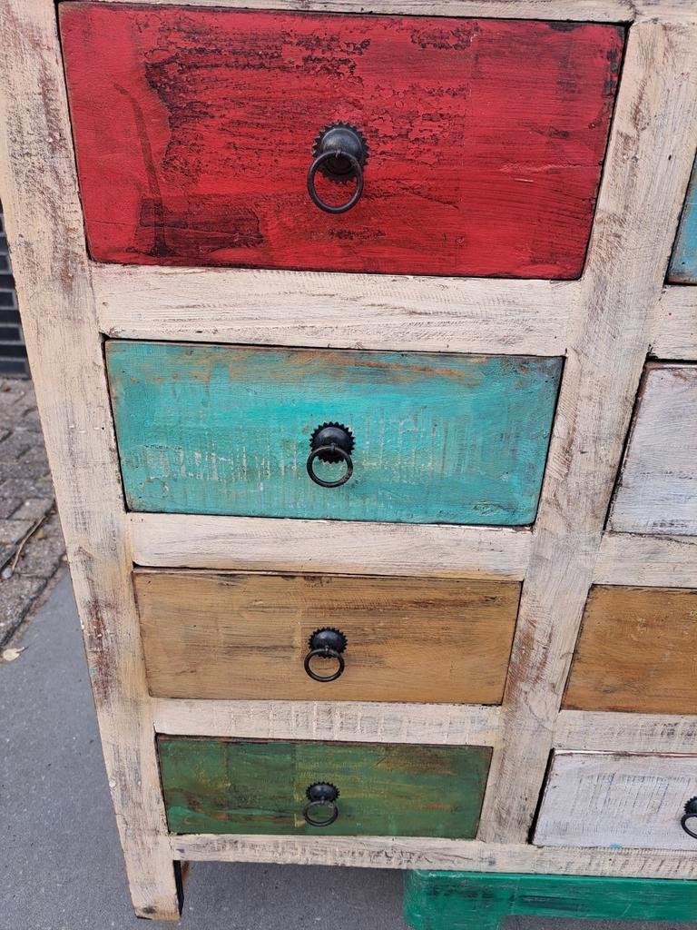 Hardhouten Ladekast Uit India 16 Lades image 4