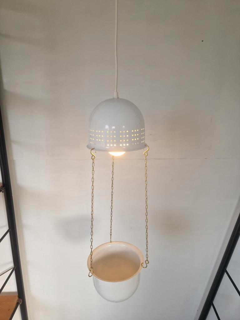 Vintage Woja Design Lamp Met Bloempot. image 10