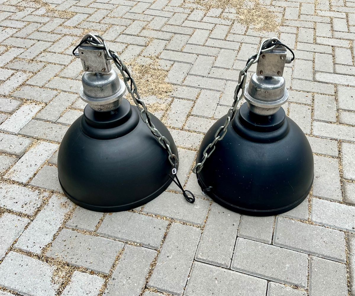 2x Zwarte Industriële Hanglamp image 10