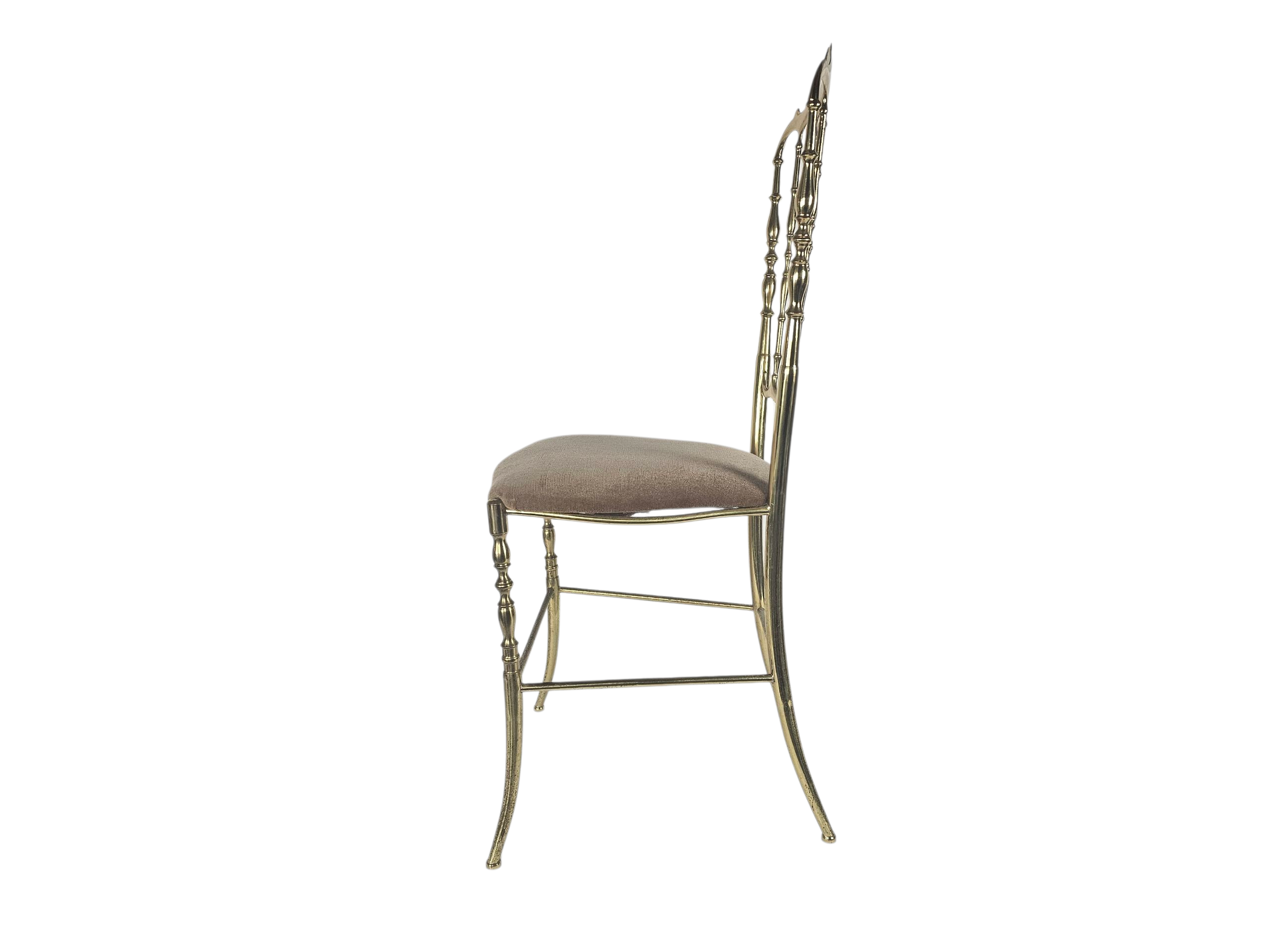 Italian Design - Chiavari Chair - High Chair - Messing - Italie - 1950's image 5