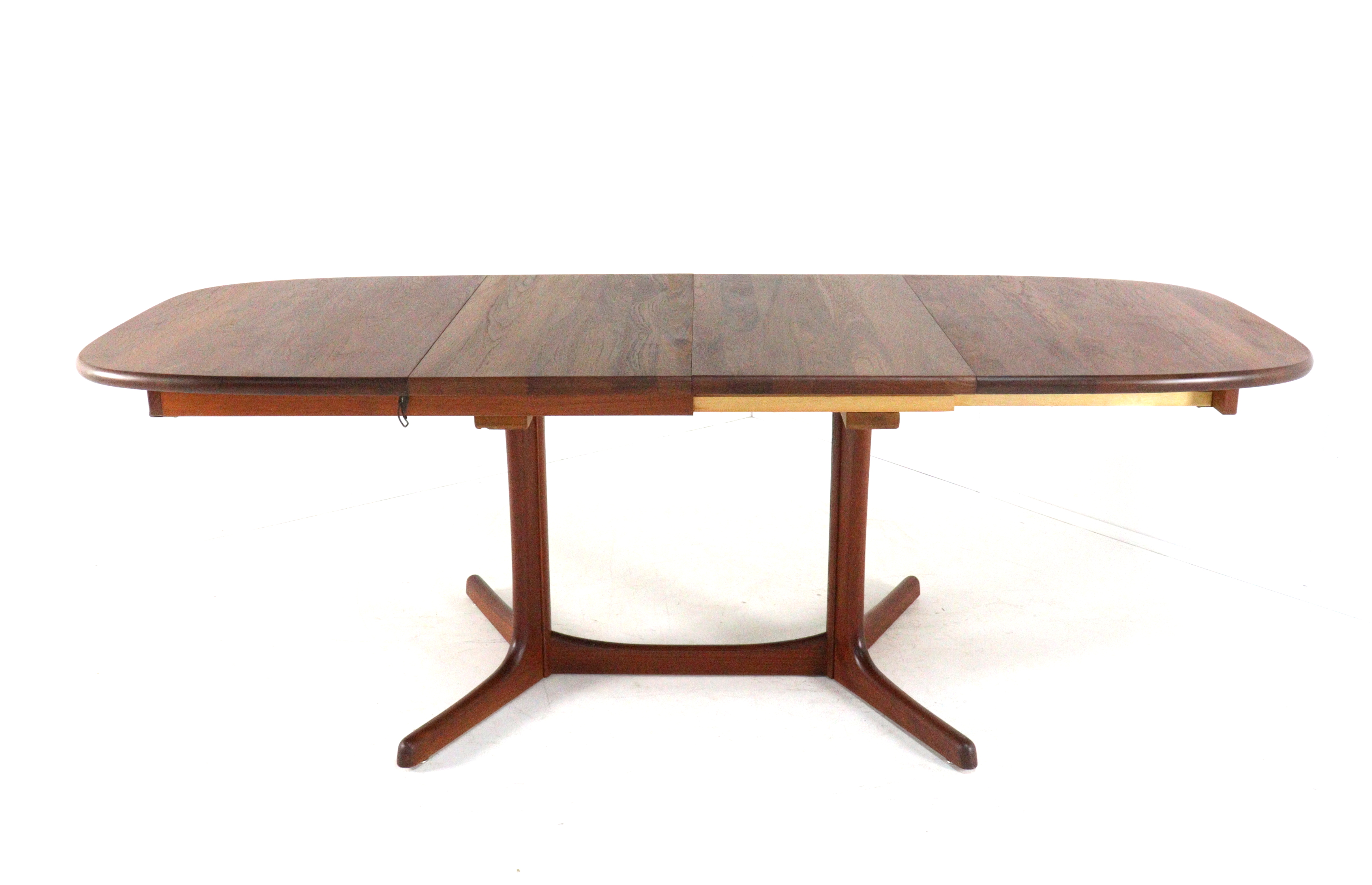 Ovalen 2x Verlengbare Eettafel Massief Teak Deens image 16