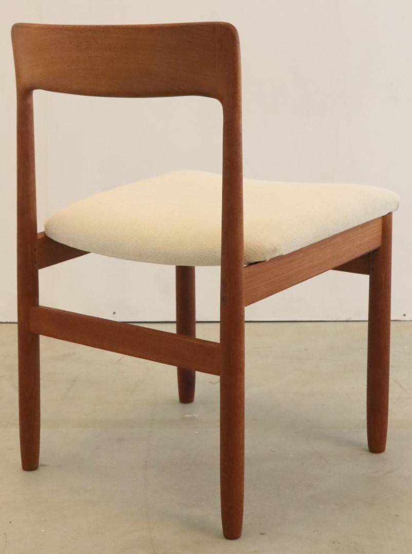 Set 6 A. Younger Stoelen Eetkamerstoelen Vintage Reupholstered image 4