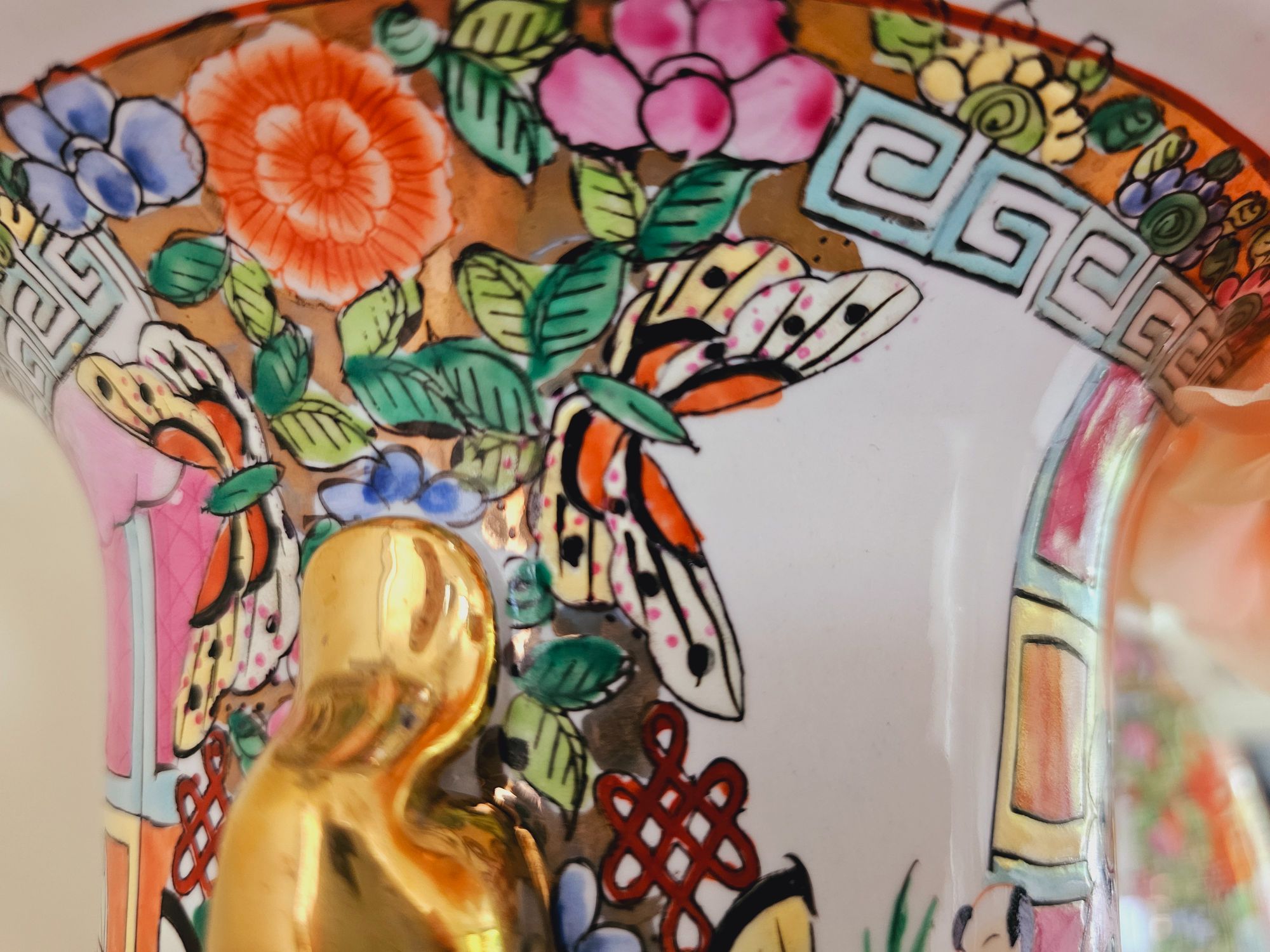 Aziatische Vazen Groot Model 46cm Kleurrijk, Set Chinese Vaas. image 15