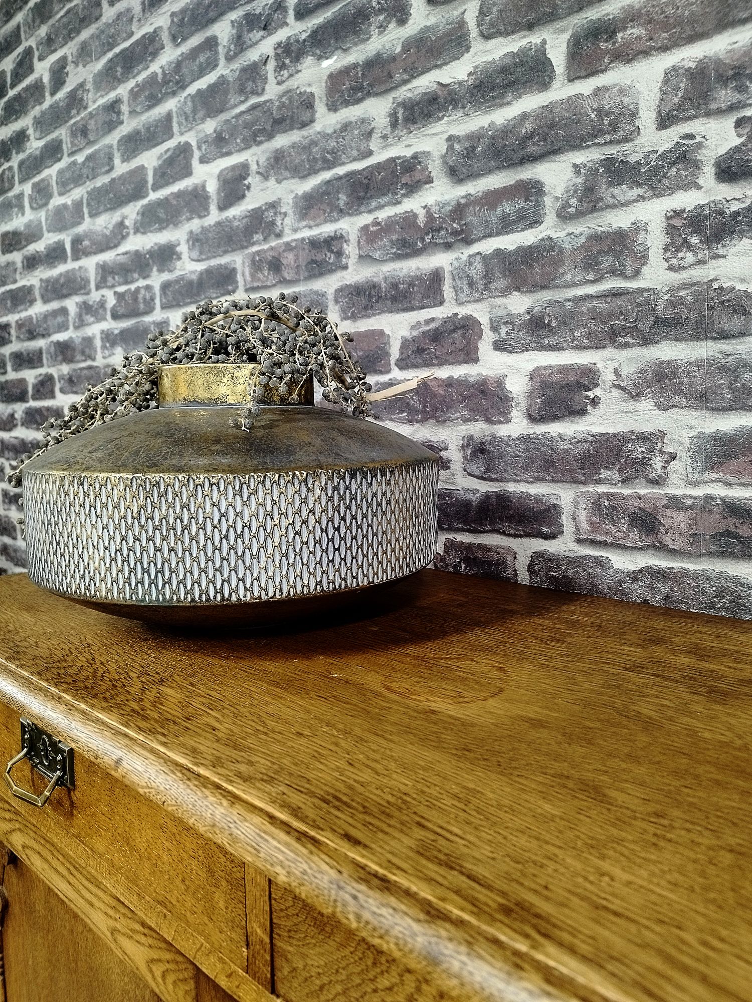 Oud Eiken Dressoir / Meidenkast / Commode / Ladekast image 5