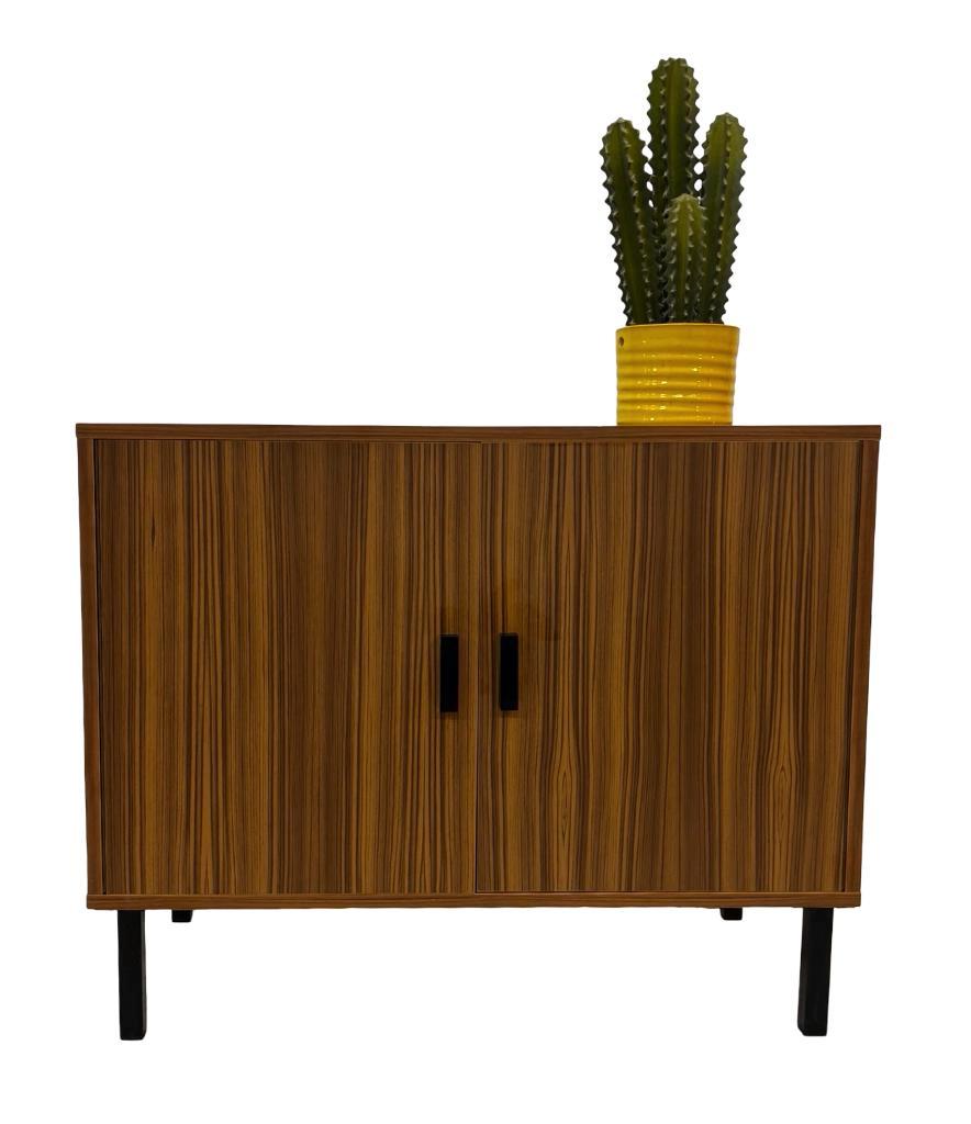 Vintage Kastje Compact Plak Fineer Jaren 70 Design image 2