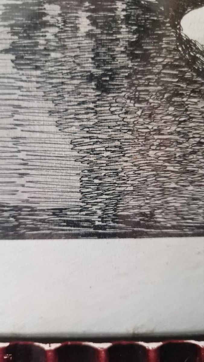 Antieke Pentekening In Lijst image 6