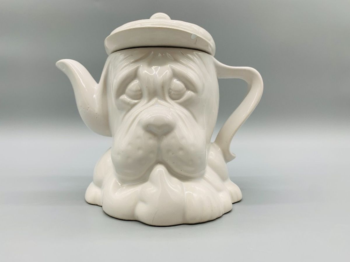 Vintage Theepot Droopy Dog Wit image 4
