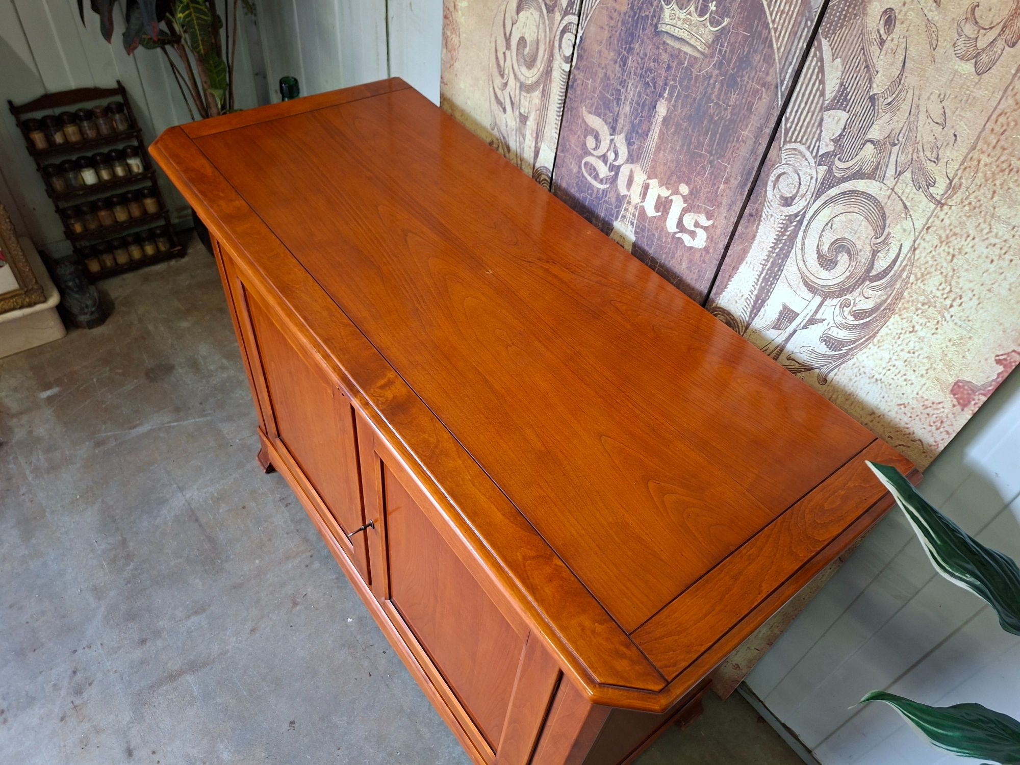 Klassiek Engels Commode, Dressoir, Wandconsole Hele Lichte Gebruikerssporen Afm. 123x52cm En 90cm Hoog. image 6
