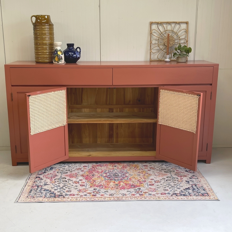 Gerestyled Teakhout Dressoir Terra & Webbing image 13