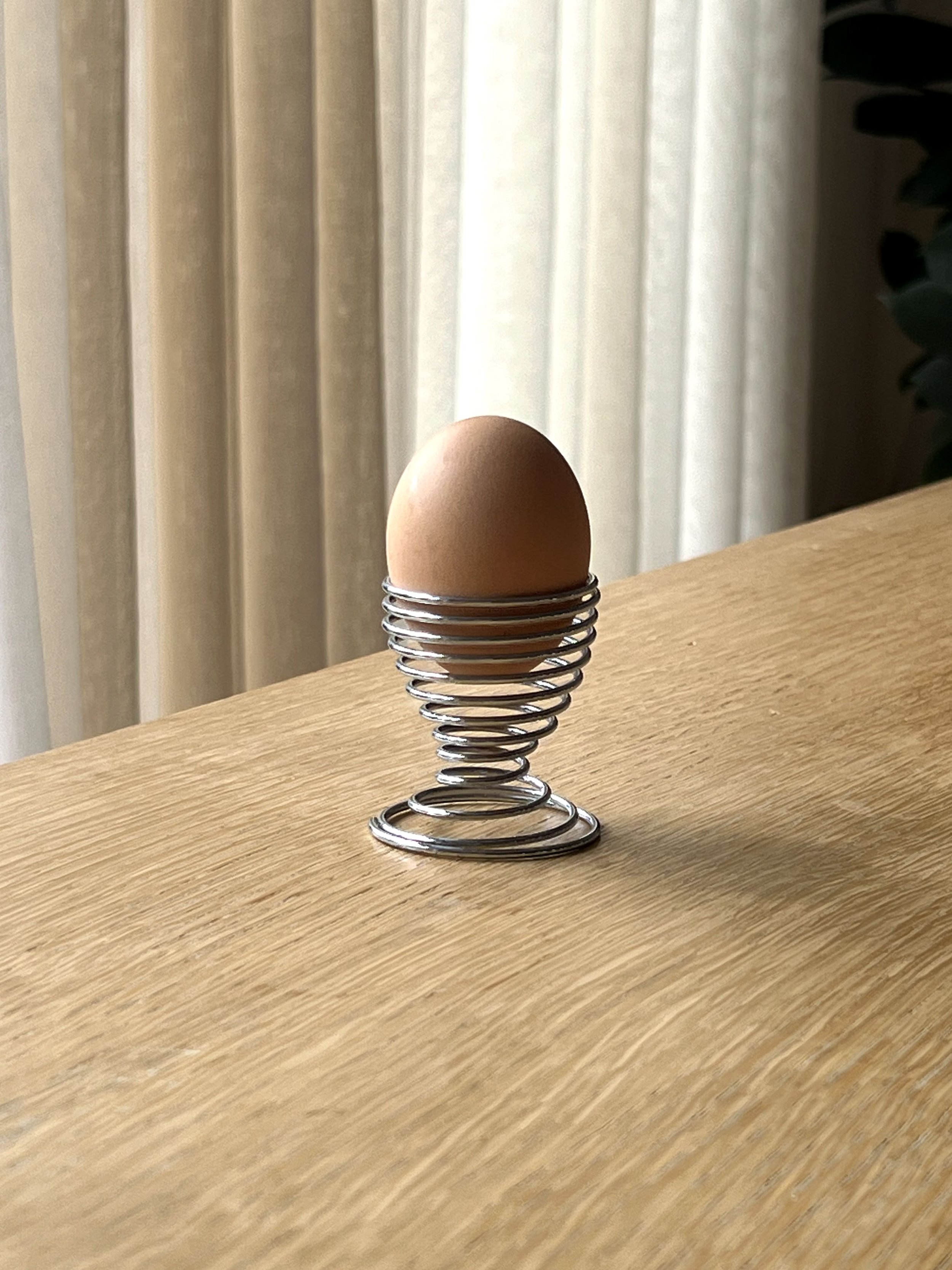 Set Of 4 Vintage Swirl Egg Cups image 4