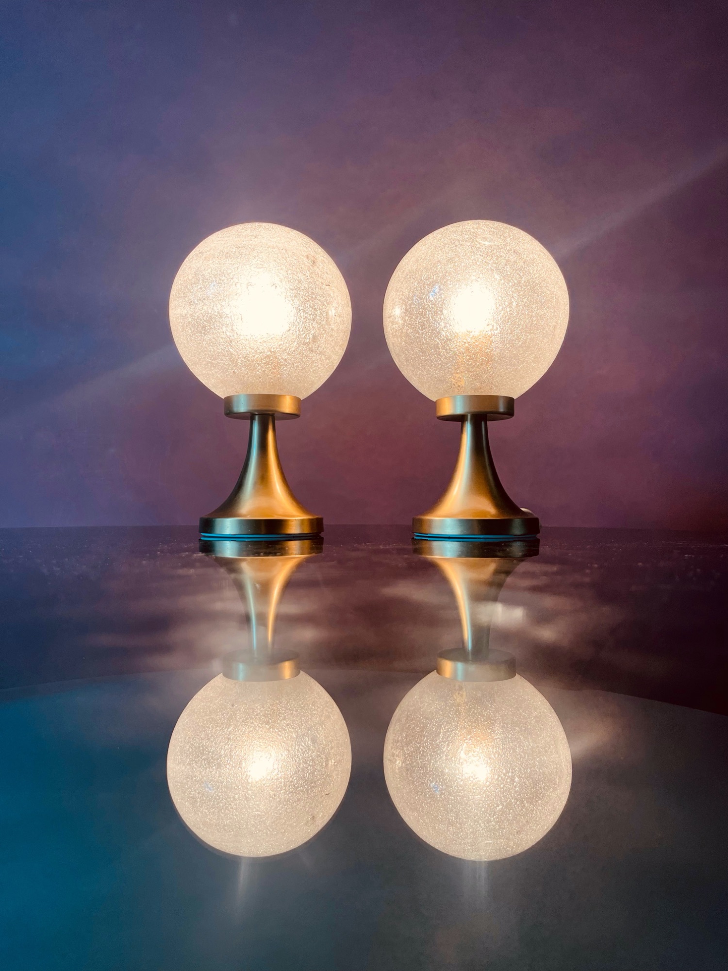 Set Mid Century Leuchten Nachtlampjes image 3