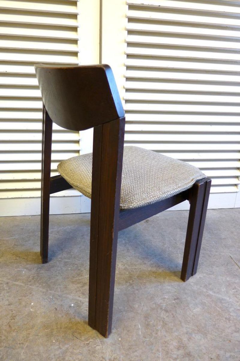 Prachtige Wenge Brutalist Stoel image 7