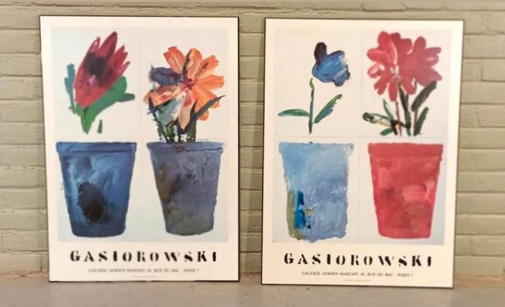 2 X Gerard Gasiorowski Franse Tentoonstellingsposter P/p/s image 3