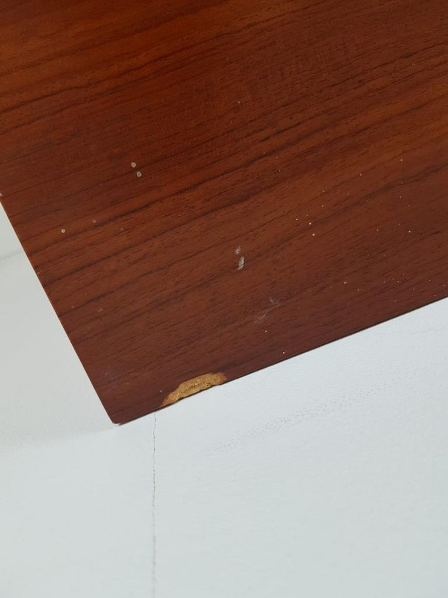Vintage Deens Vierkant Boeken Kastje | Keuken Kast Klein image 8