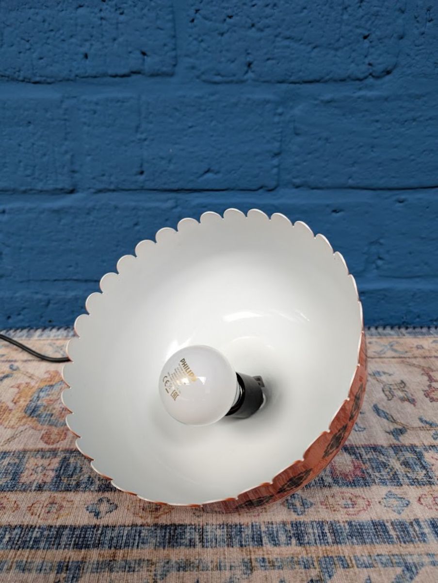 Vintage Oranje Hanglamp, Jaren '60, Deens Design Fog & Mørup image 3