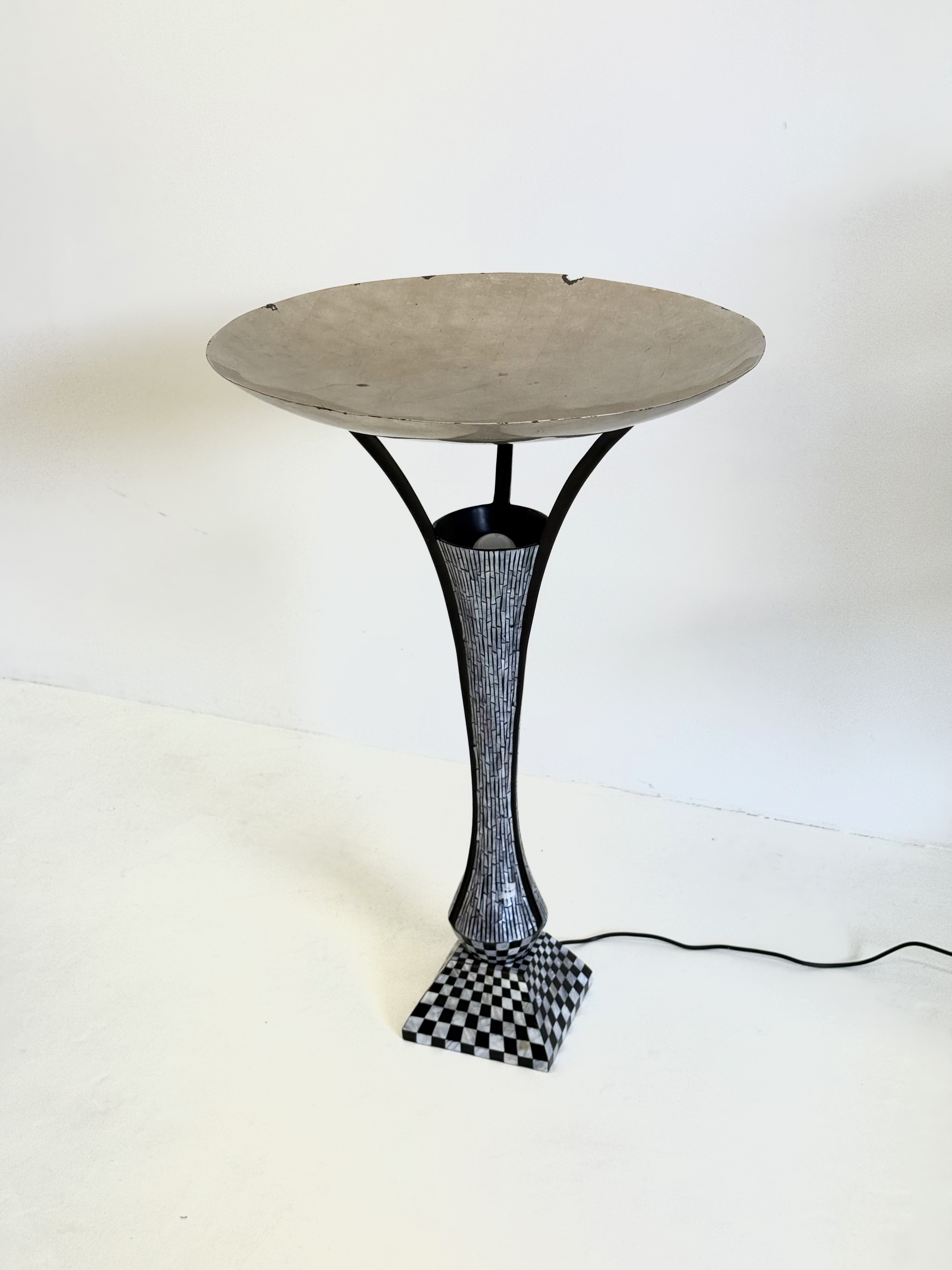 Vintage Vloerlamp Met Mozaïekpatroon In Art Deco Stijl image 9