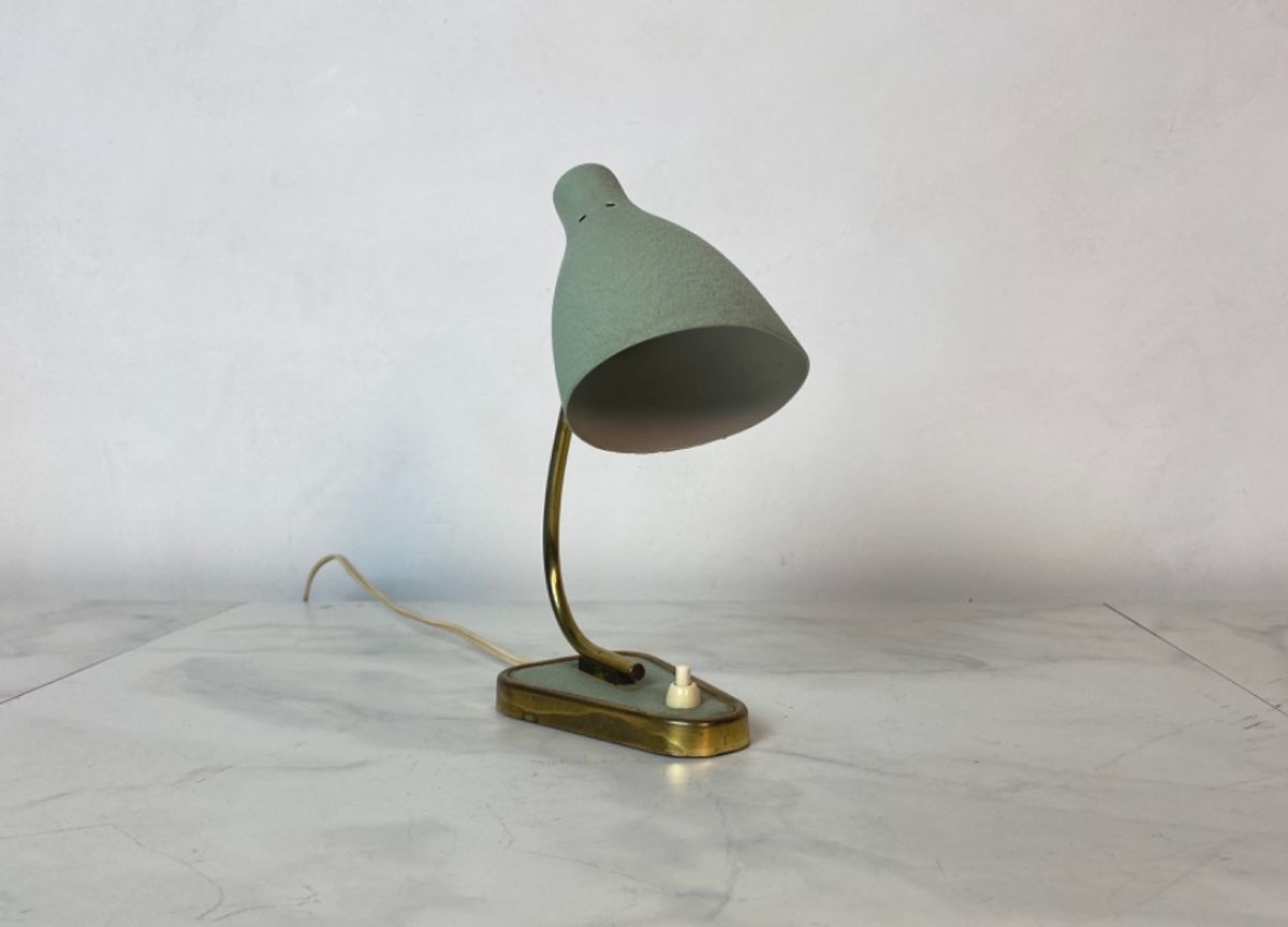 50s Groen Lampje, Vintage 1950. image 8