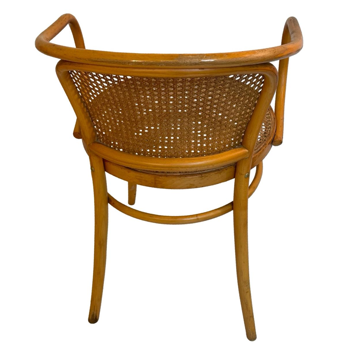 Ligna Drevounia (thonet) - No. 210 - Bentwood Chair With Wicker / Rattan Seating image 4
