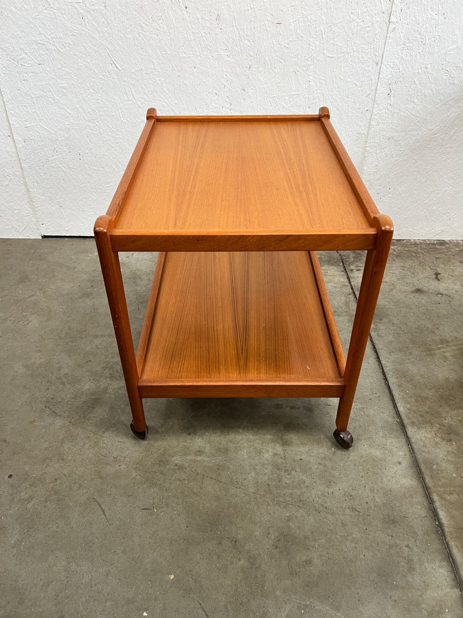 Vintage Deense Trolley / Bijzetmeubel, Teak, Brdr Furbo, 1960's image 9