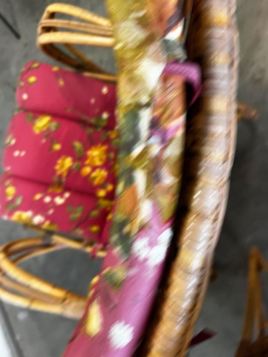 Set Van 2 Vintage Rotan Fauteuils / Eenzitjes Rohé image 10