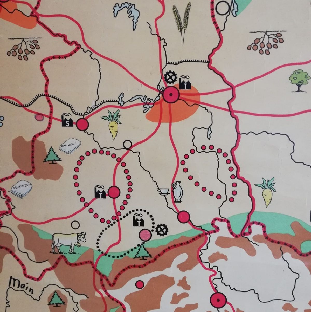 Wandkaart Duitsland En Polen - Bakker En Rusch image 4