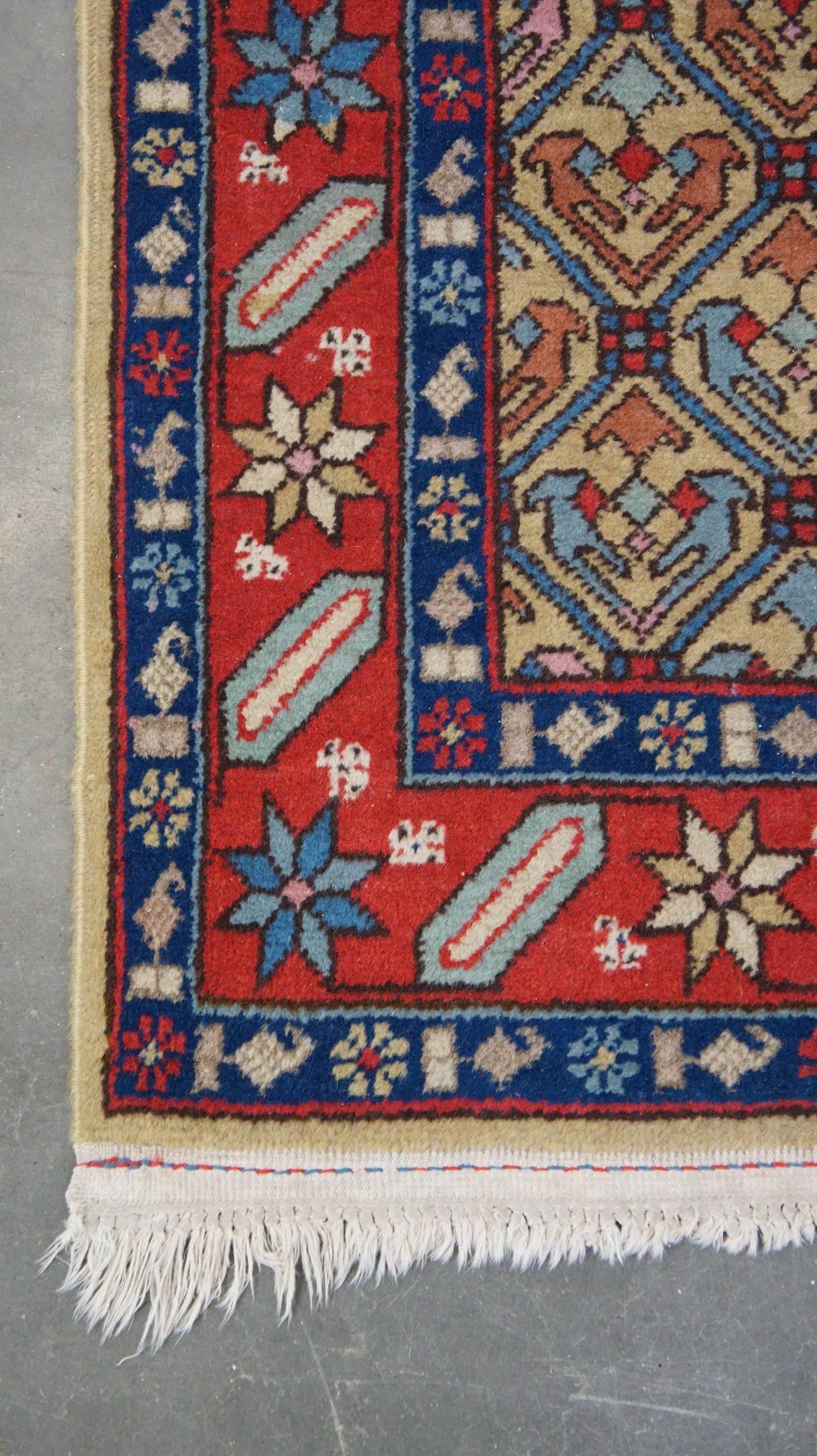 Kleurrijke Oosterse Loper Met Contrasterende Randen En Gezellige Patronen 314X92Cm image 5