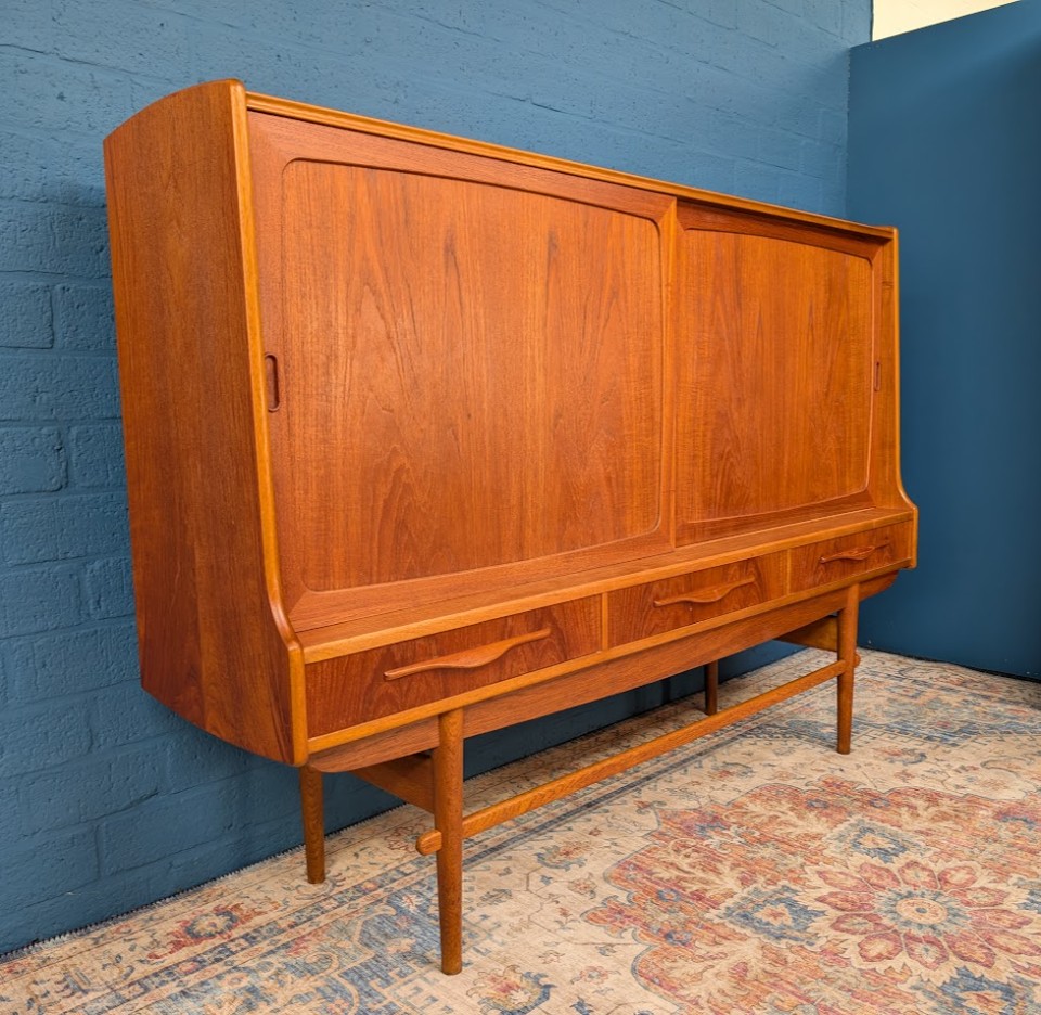 Vintage Highboard, Holger Christensen, Deens Design 1960s image 7