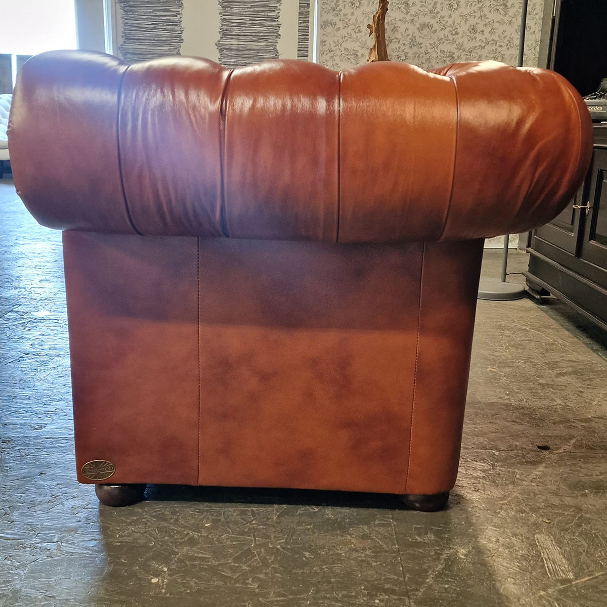 Chesterfield First Class Fauteuil - Cloudy Brown Old image 3