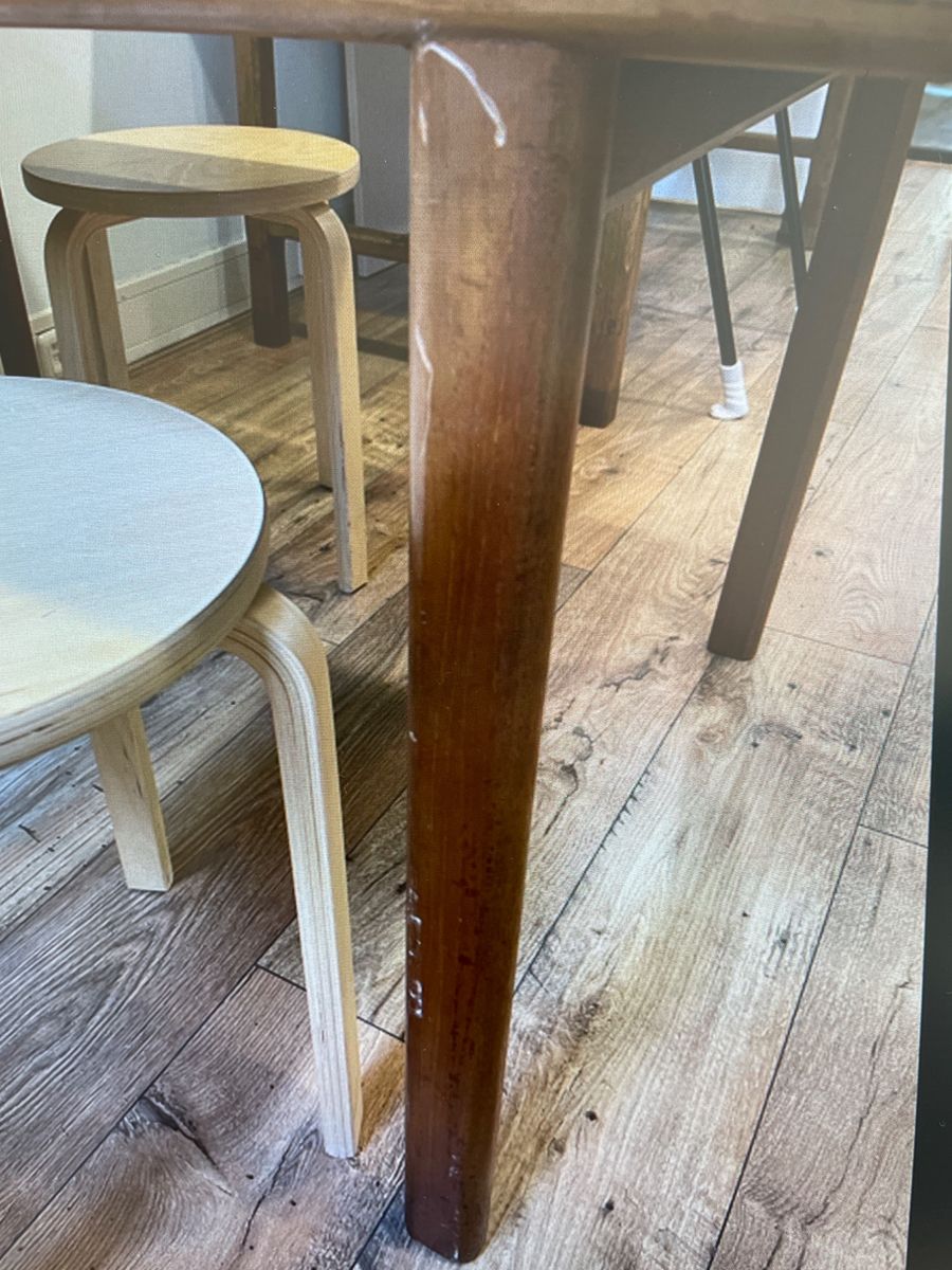 Eettafel | Teak | Jaren 60 | Verlengbaar image 13