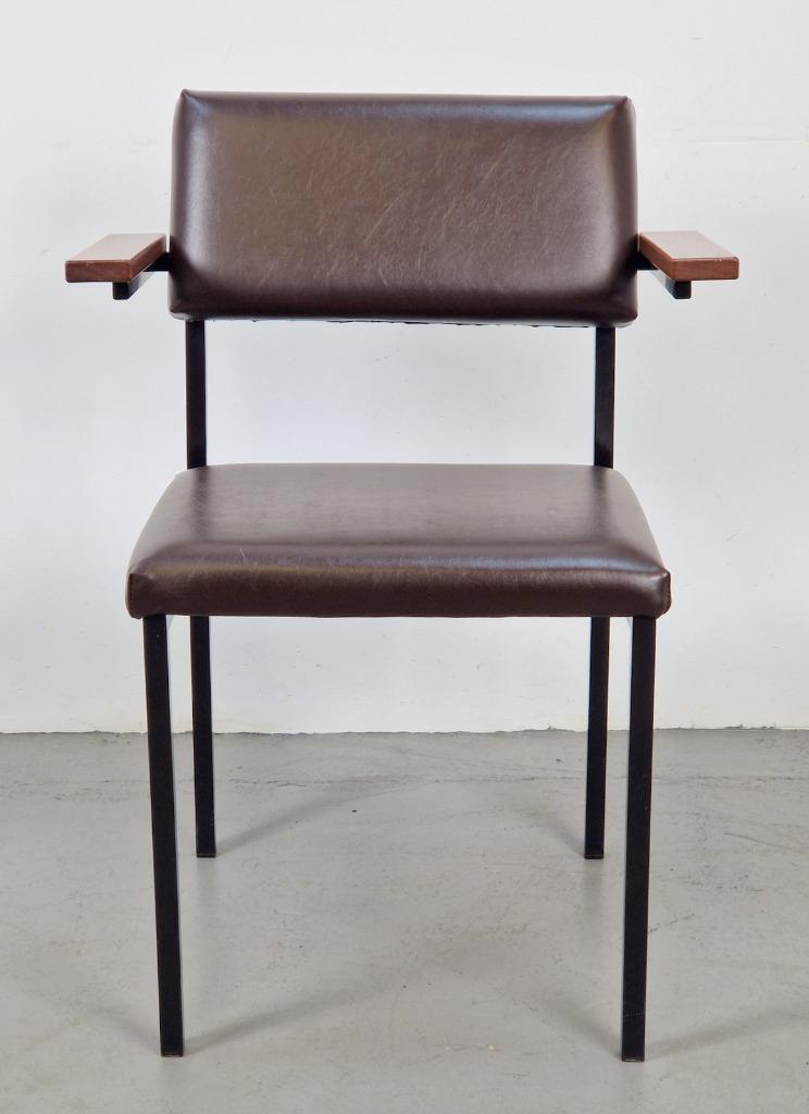 Vintage Stoel Se 21 Spectrum Martin Visser ‘60 Tubular Teak image 10