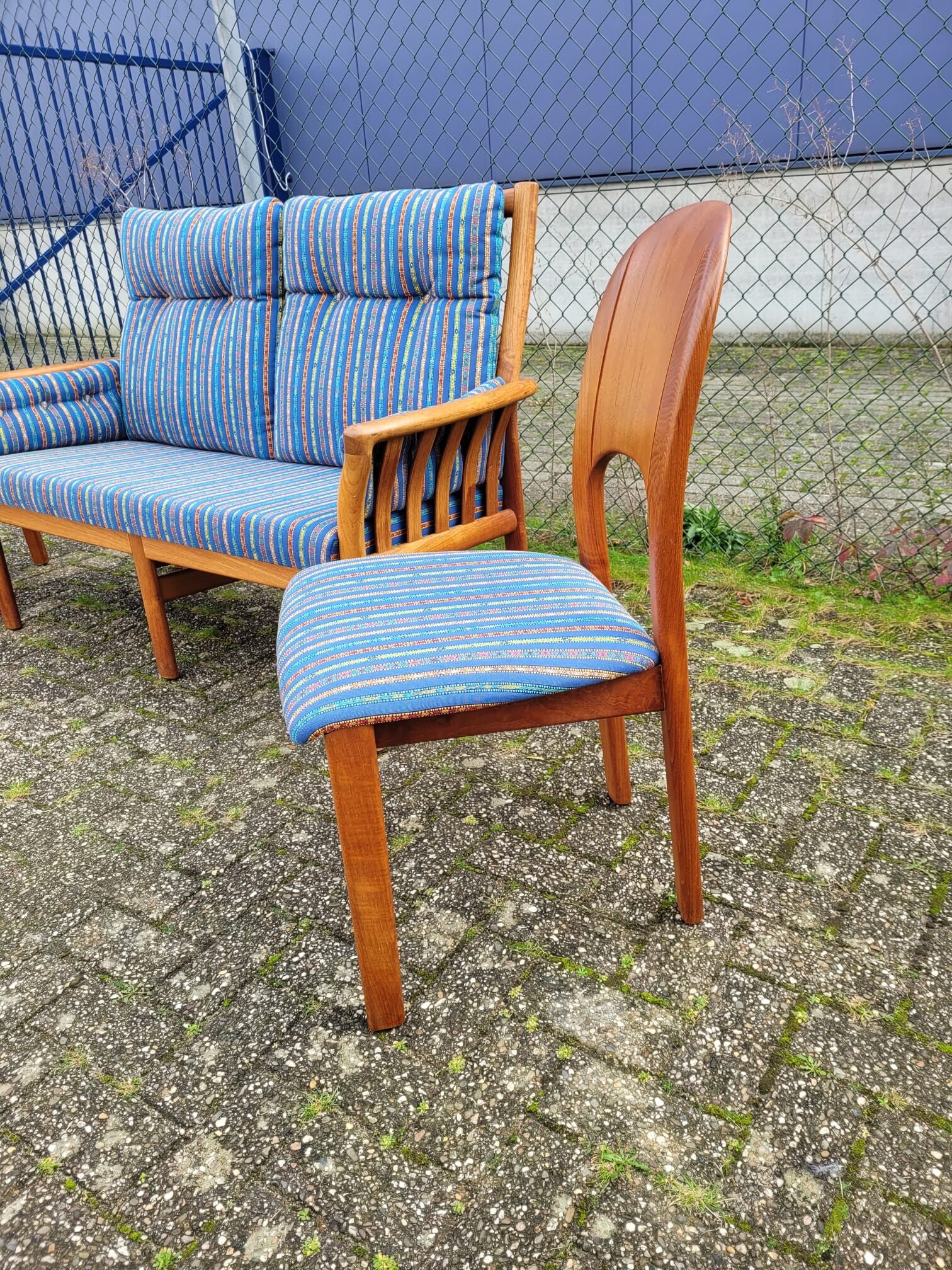 Eetkamer Set - Ole Wanscher & Schou Andersen - Bankje Met 3 Stoelen image 12