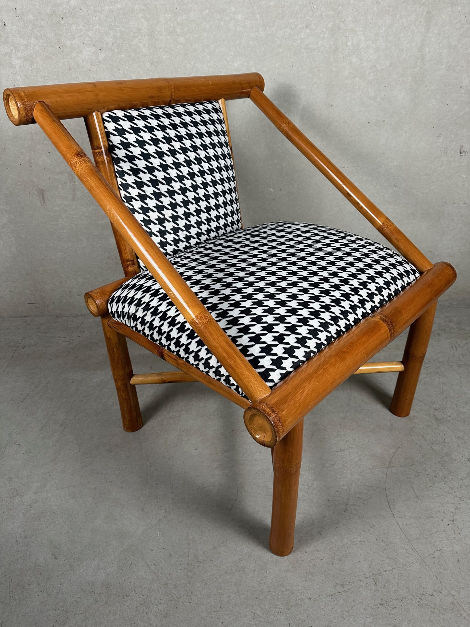 Bamboe Fauteuil ‘pied De Poule’ image 2