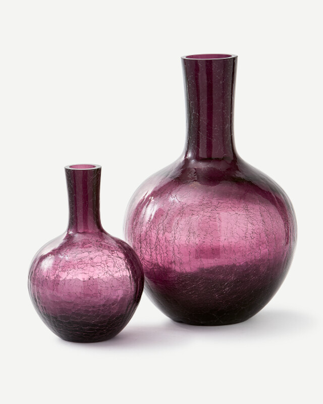 Polspotten | Gecraqueleerde Glazen Bolvaas S image 5