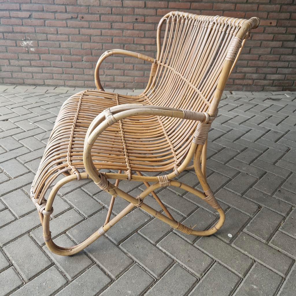 Vintage Bamboebank Belse 8 Rohé Tuinbank Bamboe image 4