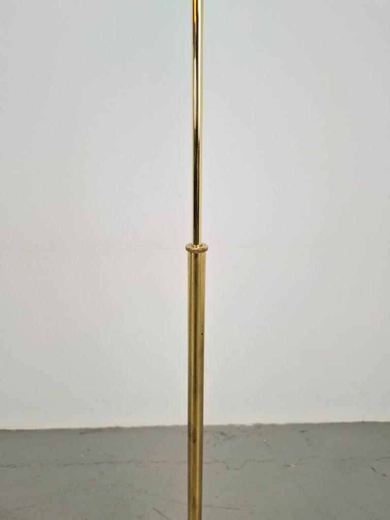 Regency Vloerlamp Messing Verstelbaar Leeslamp Italy ’70 image 9