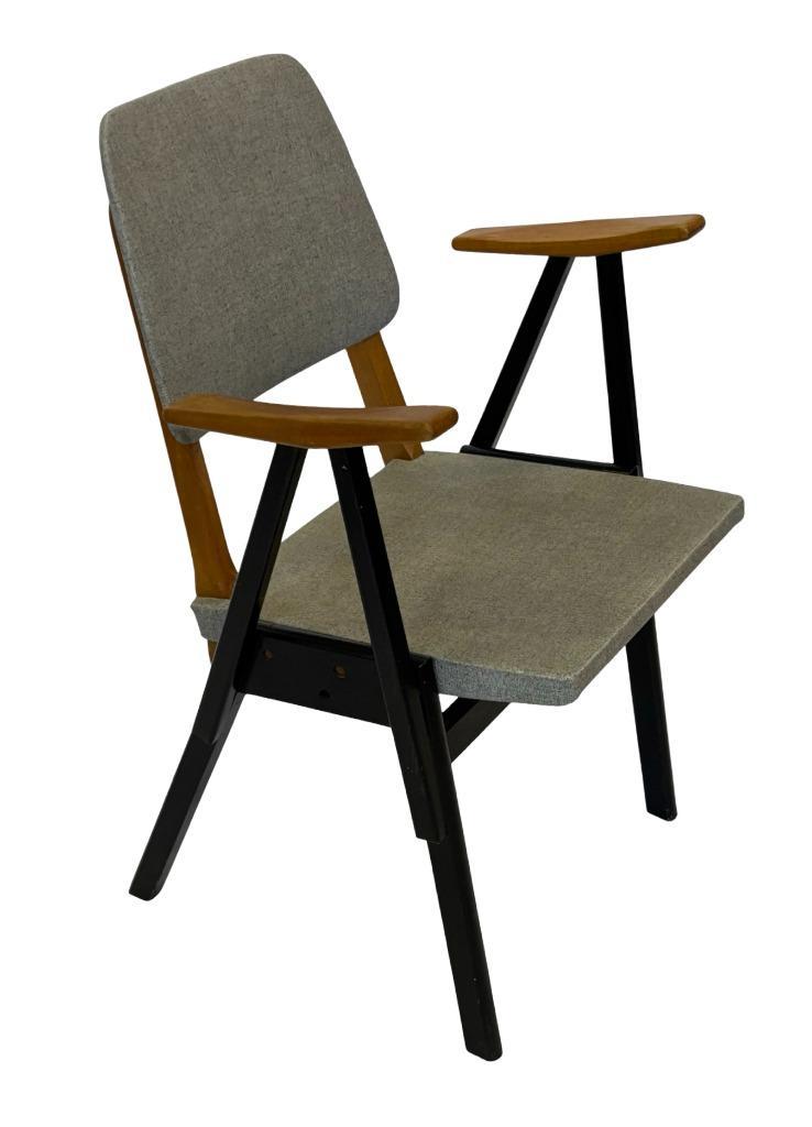 Vintage Zwager Ermeloo, Palais De Tokyo Stoel 50's Design image 8
