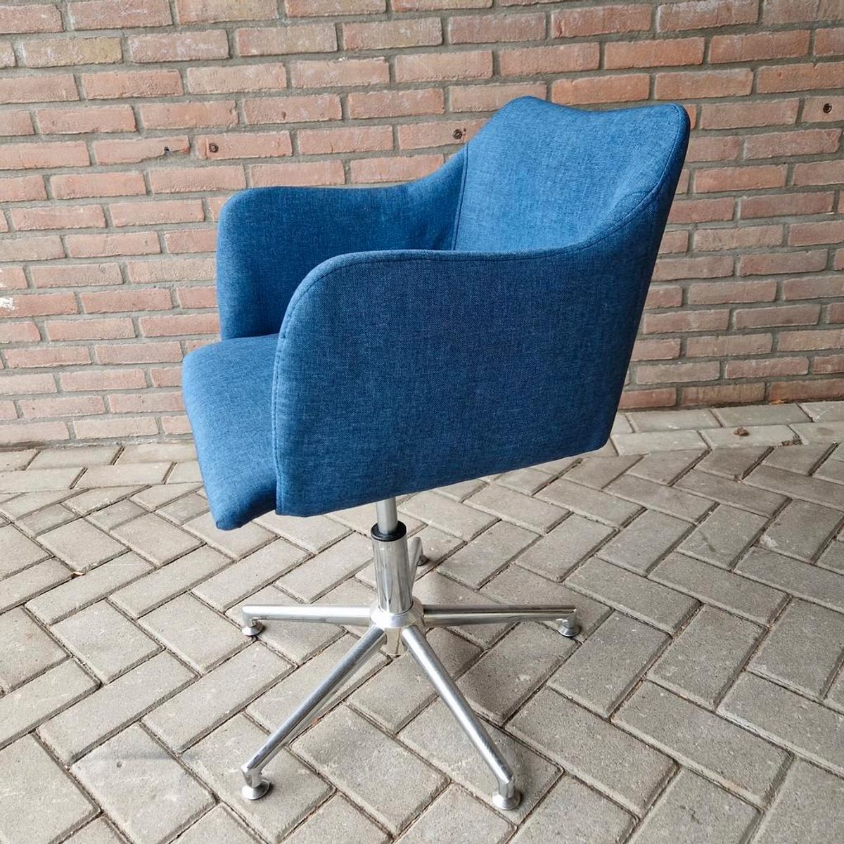 Retro Bureaustoel Verstelbaar Draaibare Stoel Draaistoel image 8