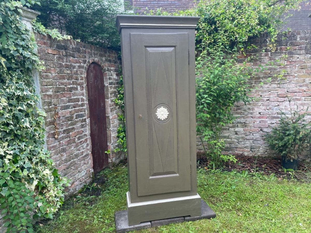 Unieke Vroeg 19e Eeuwse Kast Keukenkast Legkast Directoire image 18