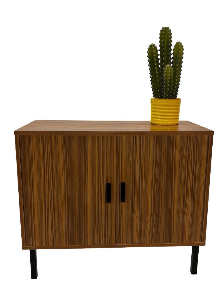 Vintage Kastje Compact Plak Fineer Jaren 70 Design image 25