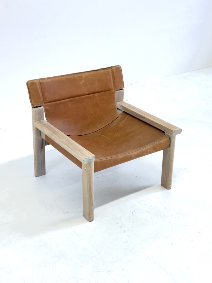 Tuigleren Cognac Kleurige Fauteuil image 20