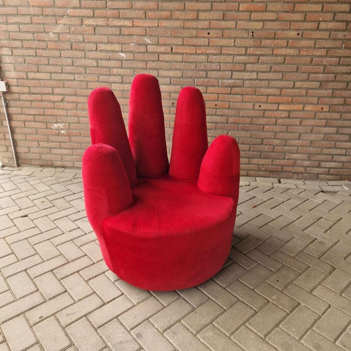 Volwassen Retro Handstoel Rode Handstoel Jaren 90 image 5