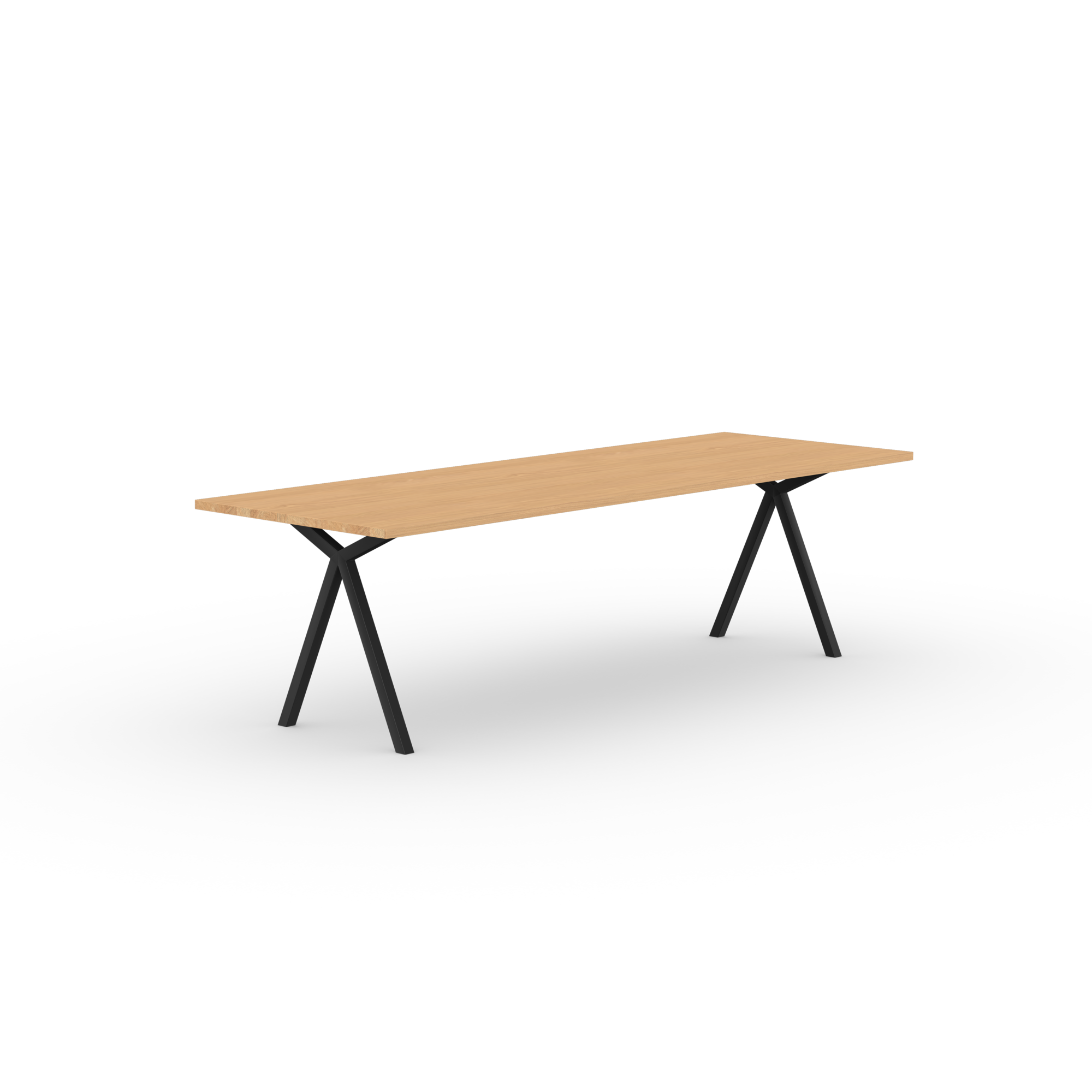 Studio Henk Eettafel Slim X Type Hardwax Olie Naturel, Rechthoekig image 2