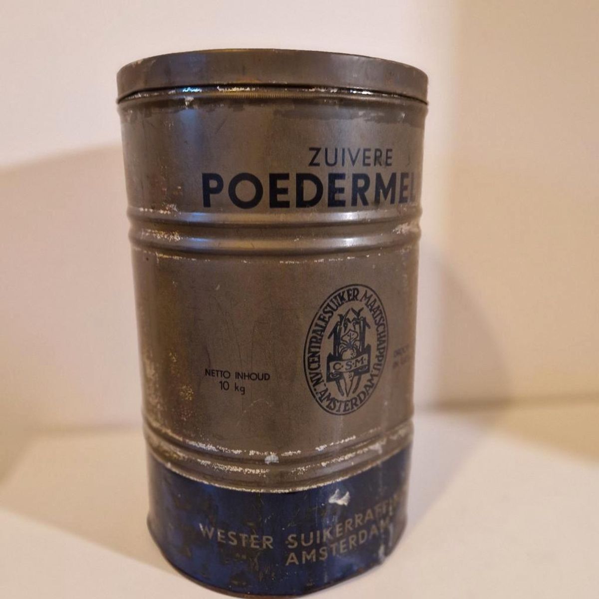 Groot Blik Amsterdam Wester Suiker Raffinaderij Poedermelis image 6