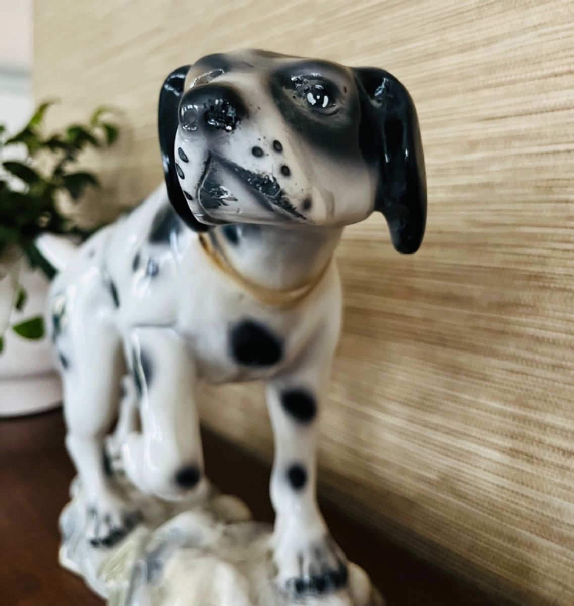 Grote Vintage Pointer Jacht Hond Keramiek image 4