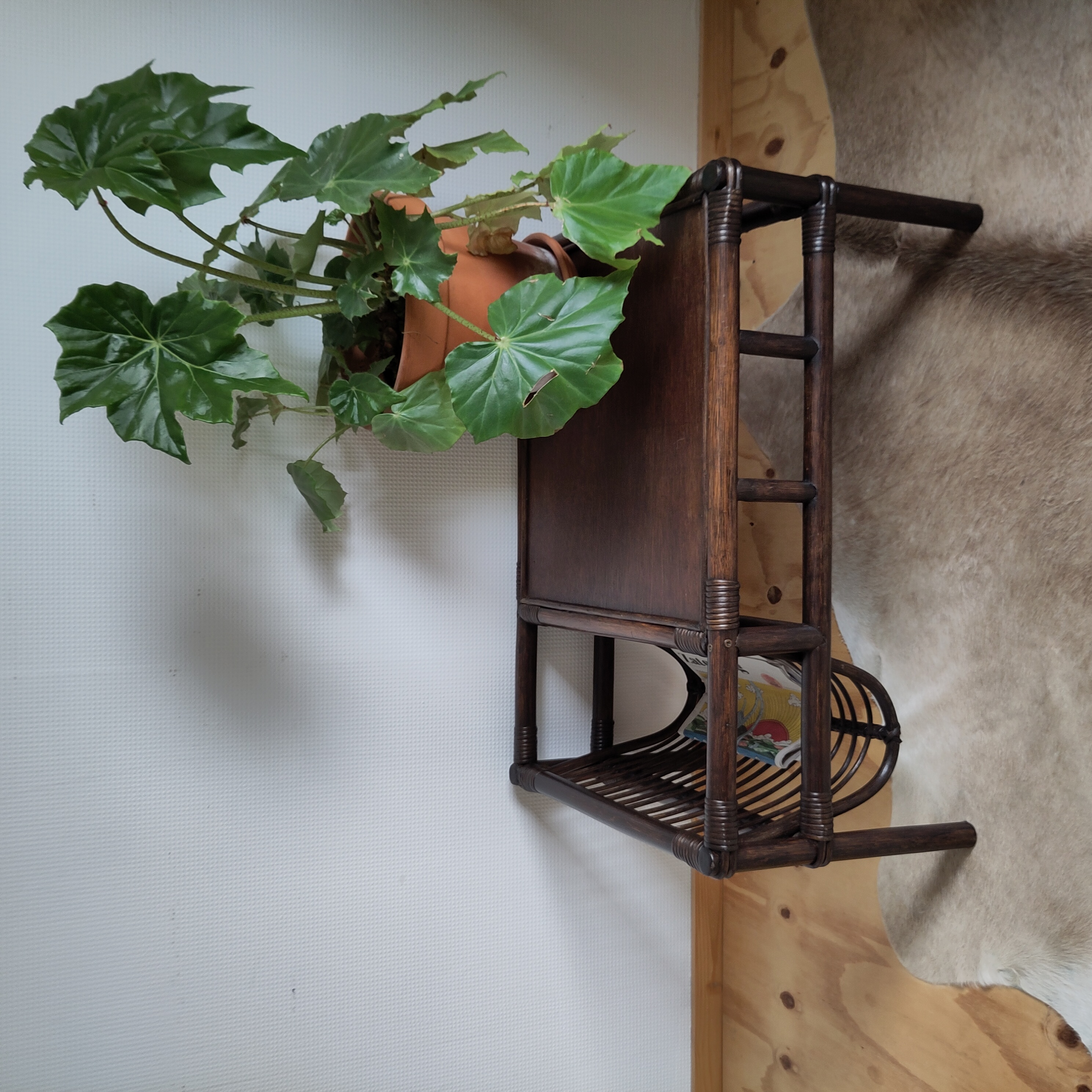Rotan Manou Salontafel Met Lectuurmand image 4
