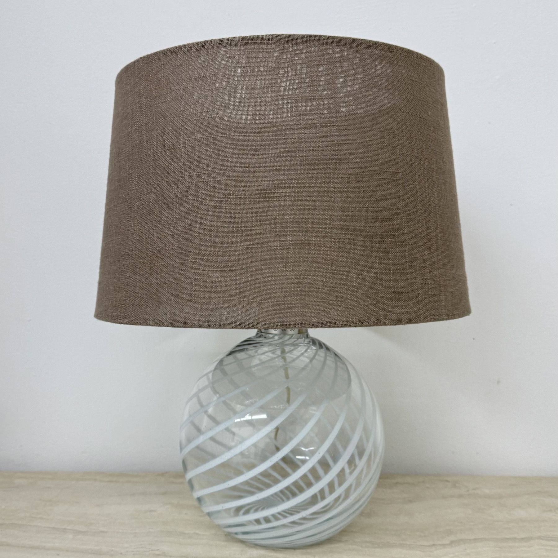 Mid-century Design Holmegaard Swirl Lamp , 1970s Denmark image 3